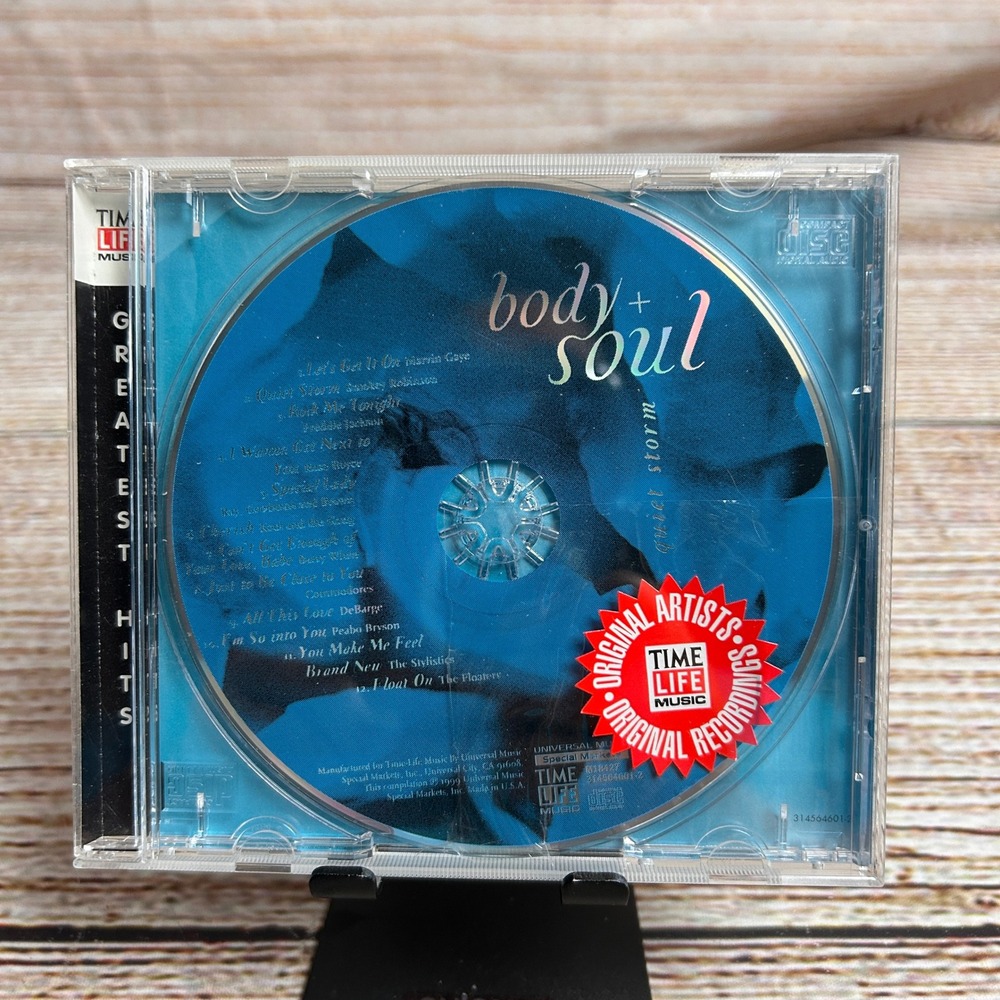 Body + Soul Quiet Storm CD Time Life Sensual Soul Collection M18427 1999 Soul